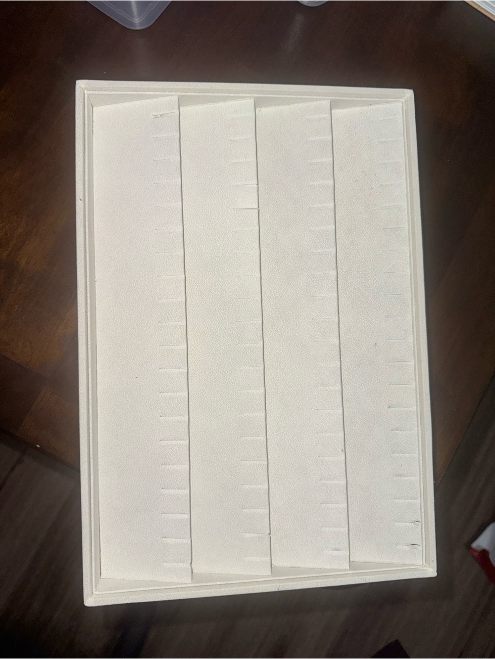 2 White Stackable Jewelry Display Tray Orgnanizers